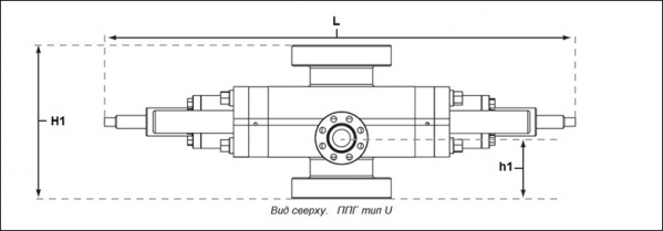 Превентор плашечный гидравлический ППГ и ППГ2 кованый корпус - модель U